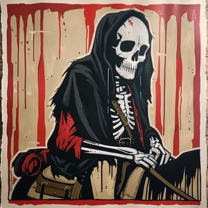 grim  reaper  horseback  skeleton  dark  fantasy  artistic  illustration  spooky  mythical 1071289