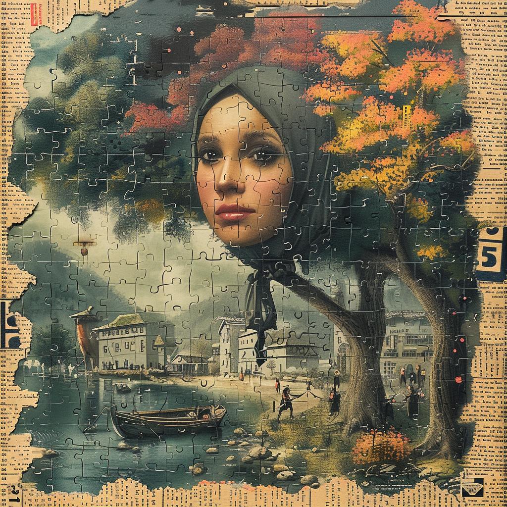 رسم وجه امرأة، فن الرسم الحجري الملون، صورة شخصية معبرة، ألوان، تفاصيل، واقعية 1015657