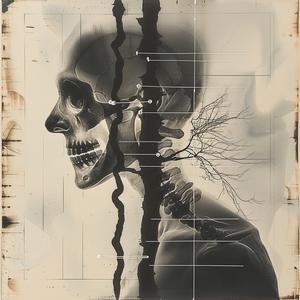 skeleton  tree  drawing  x-ray  black  white  abstract  art  modern  dark 1061529