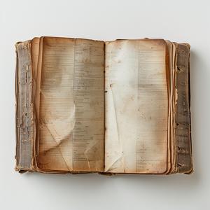 book  open  white  background  old  view  above  Todd  Hido  surface 1075950