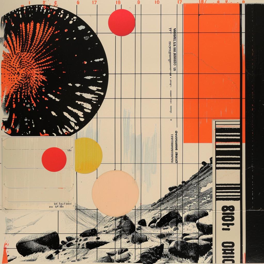 collage  landscape  pulsar  music  album  abstract  vibrant  detailed  flowerpunk  x-rays 1021257