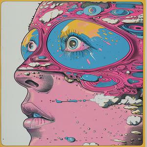 album  cover  woman  pink  background  poster  graphic  design  vibrant  symbolism 1079287