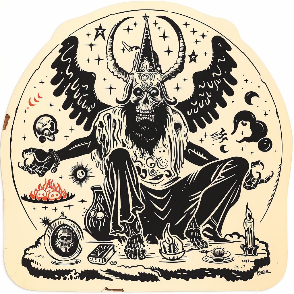 provocative  throne  devil  horn  skull  terror  art  occult  dark  naturalistic 935803