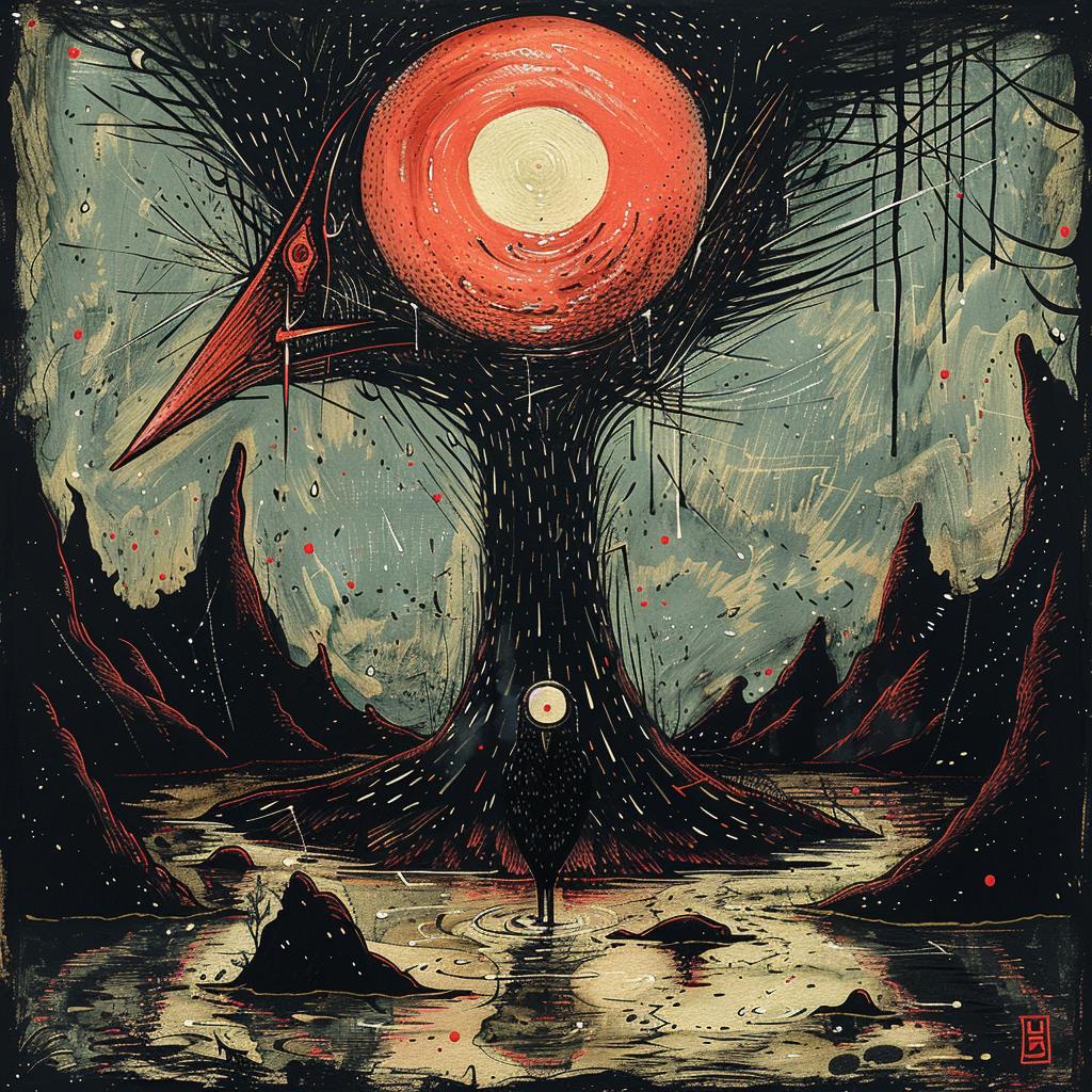 provocative  dark  occult  art  album  terror  Allie  Brosh  intrinsic  tree 928528