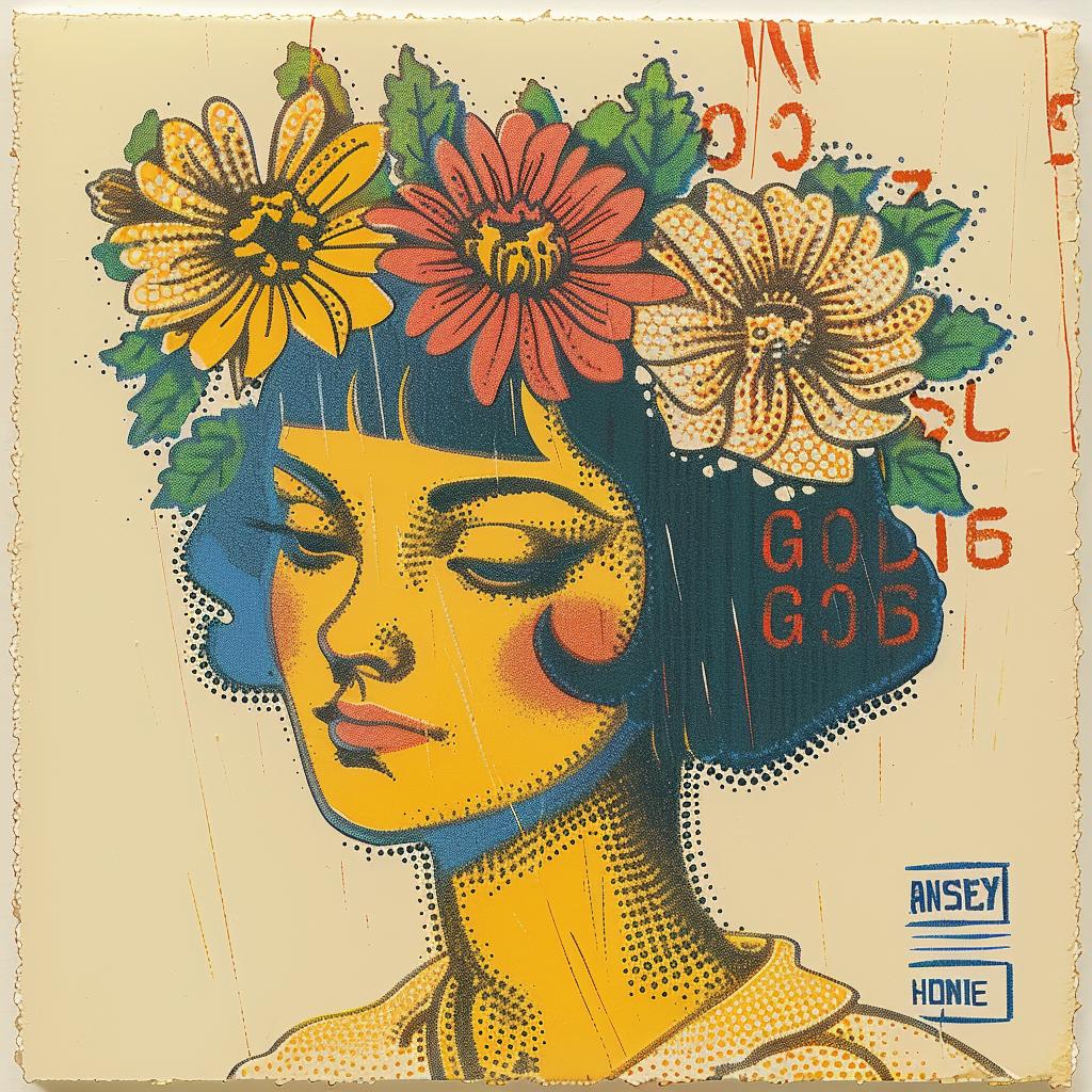 painting  woman  flowers  hair  flowerpunk  beauty  nature  colorful  vibrant  art 963306