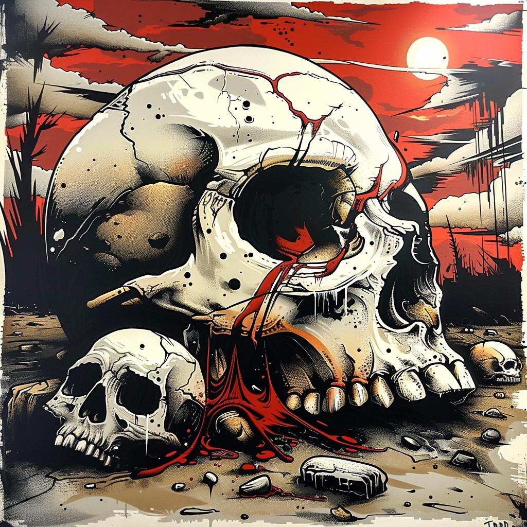 skull  blood  art  provocative  dark  occult  naturalistic  introspective  spiritual  terror 927856