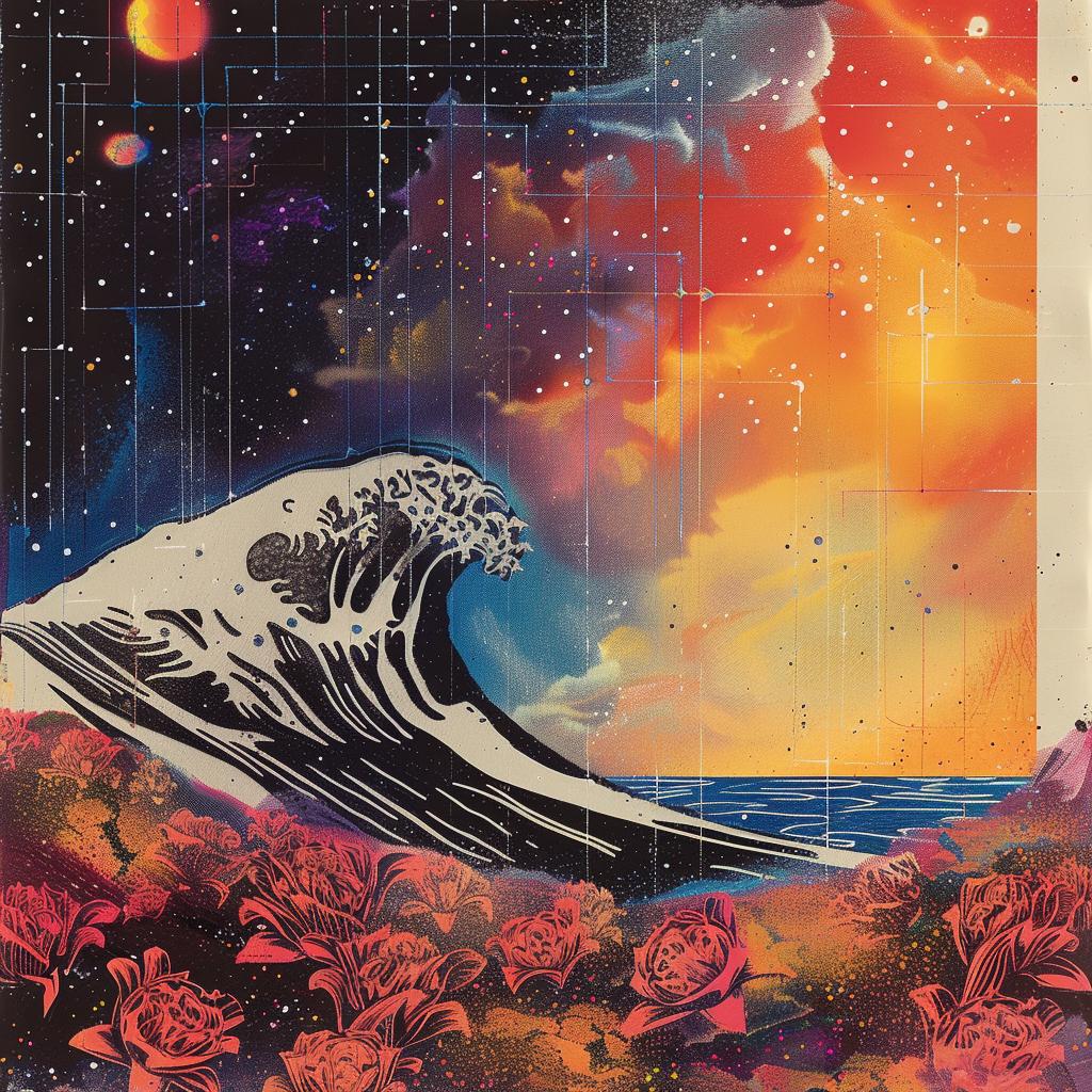great  wave  canvas  art  nature  dynamic  oceanic  fluid  serene  beautiful 939816