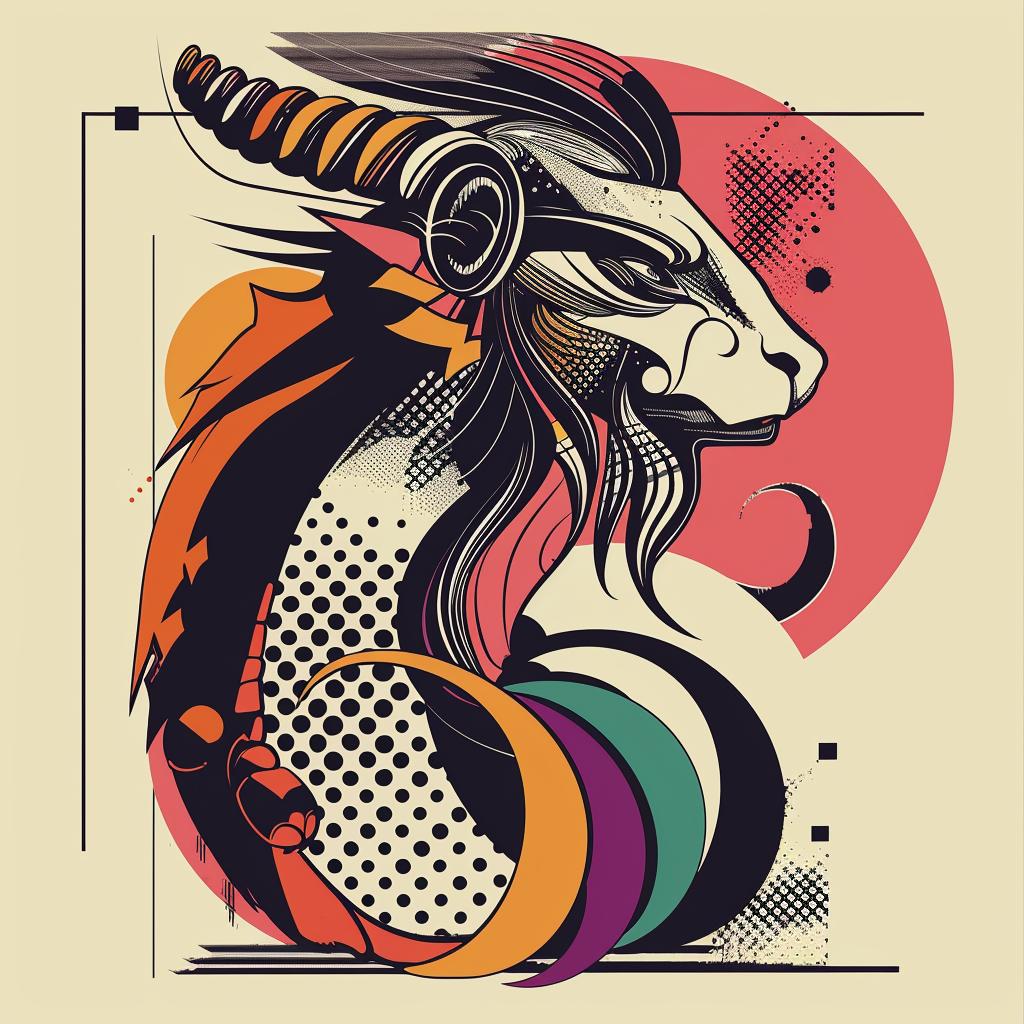 mythical  creature  goat  headphones  horn  hybrid  fantastical  unique  strength  playful 939637