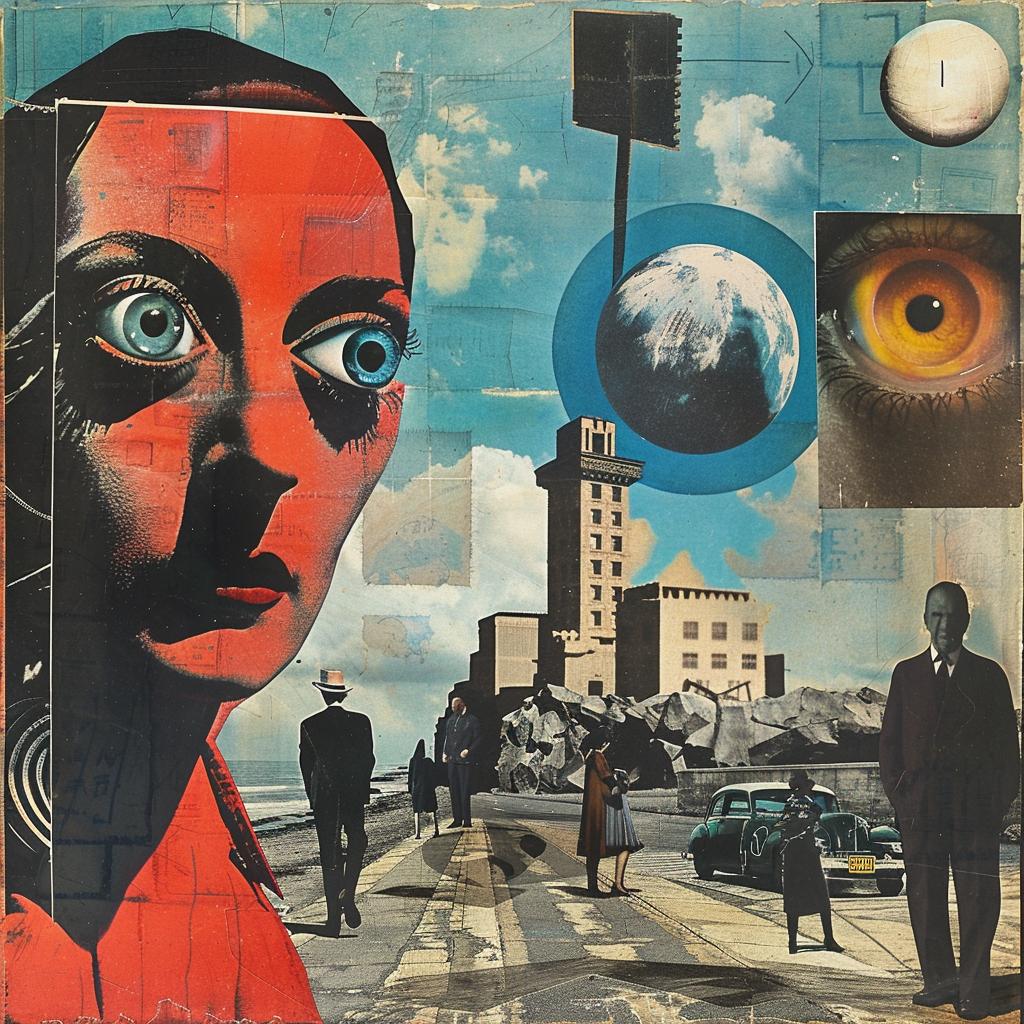 surreal  collage  album  images  man  woman  creative  art  design  visuals 1019464
