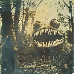 Polaroid  monster  1974  woods  nostalgic  creepy  photo  landscape  mysterious  haunting 1074222