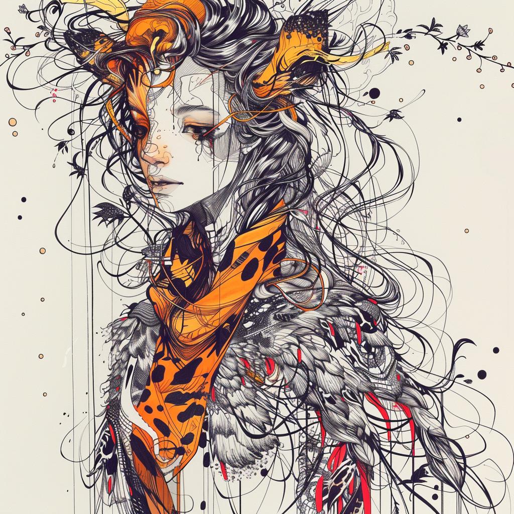 mythical  creature  hybrid  woman  leopard  drawing  unique  essence  fantasy  explored 953257