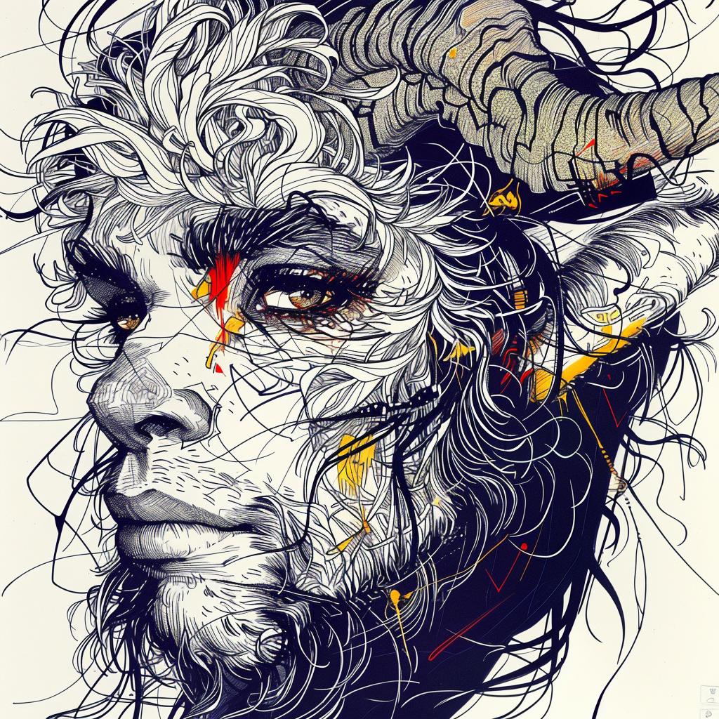 mythical  creature  hybrid  design  fantasy  goat  longhair  unique  monsters  world 952338