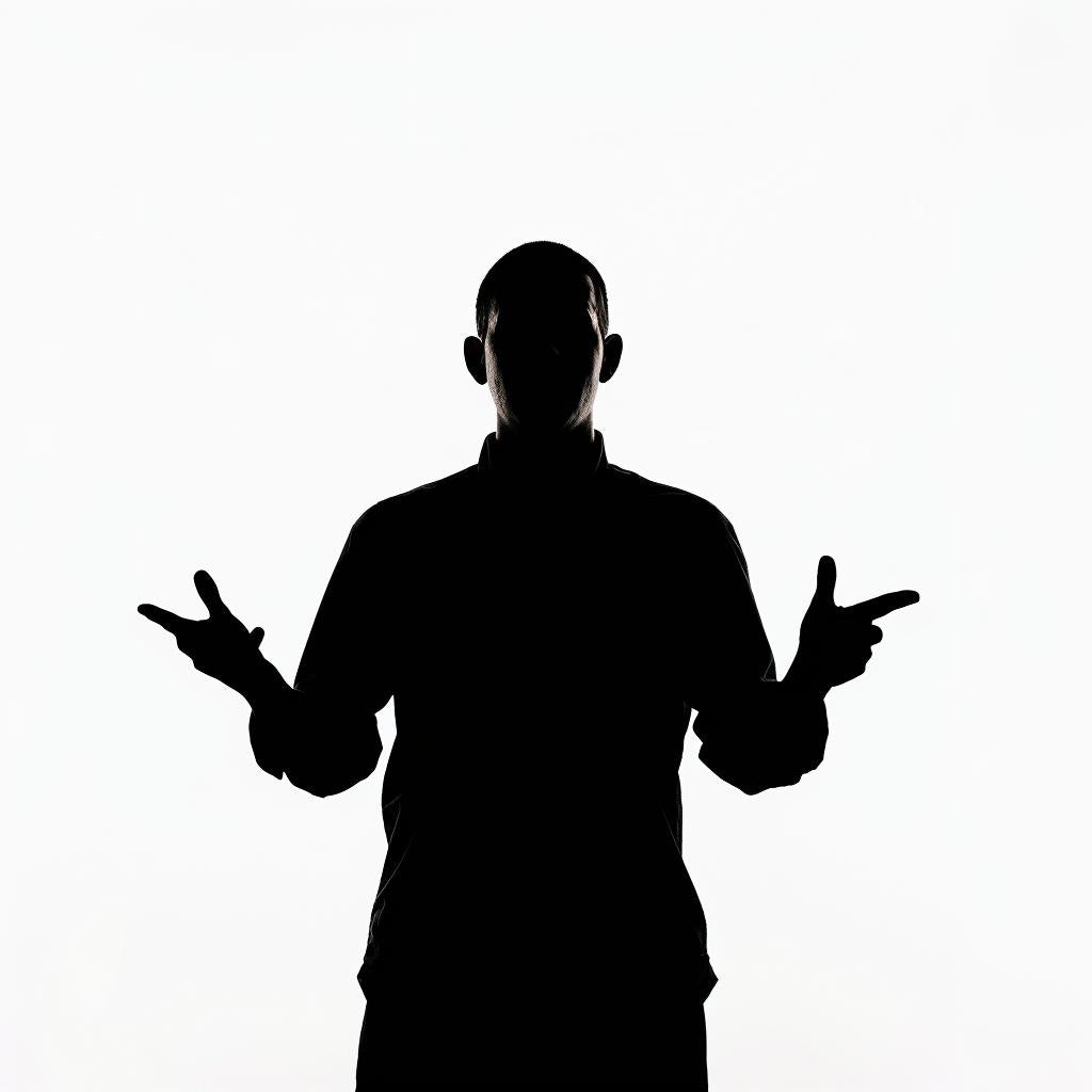 silhouette  man  sign  language  white  background  illustration  gesture  contrast  portrait 954167