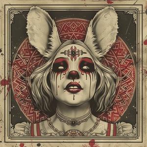 rabbit  girl  art  character  dripping  makeup  illustration  whimsical  fantasy  design 1072303