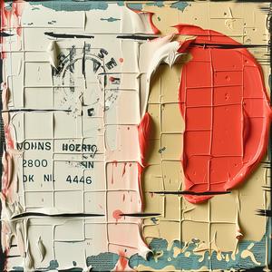 لوحة فنية تجريدية باللونين الأحمر والأبيض، نسيج، لون، تعبير نابض بالحياة، قماش، رقم 1066264