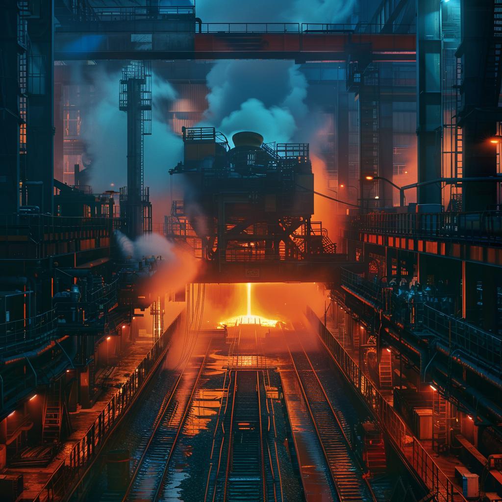industrial  factory  photo  steam  pipes  molten  steel  smoke  lighting  steel 965321