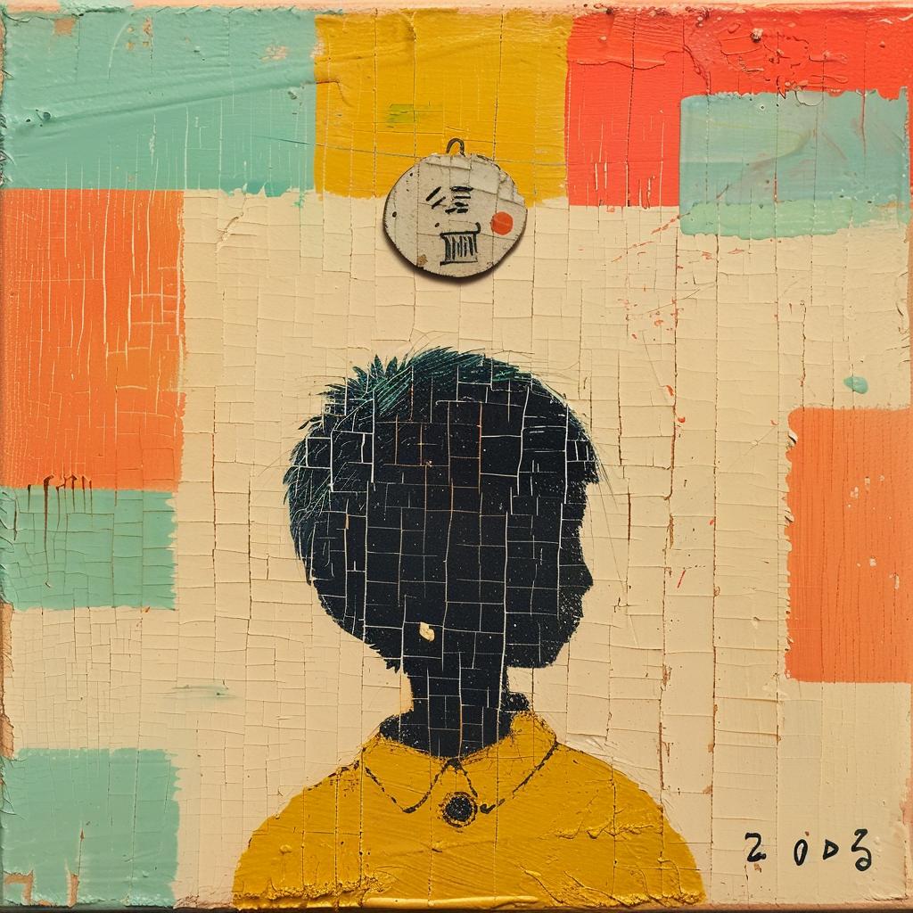 encaustic  paint  impasto  boy  clock  faceless  Joan  Cornella  bowl  haircut 1016229
