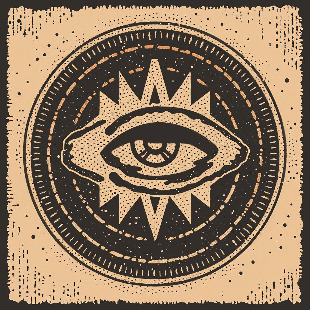 symmetrical  logo  badge  grunge  spiritual  terror  dark  art  occult  eye 932613