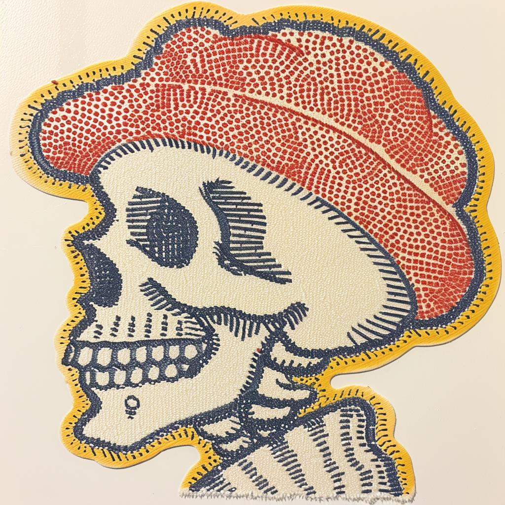 sticker  skull  hat  cool  chenille  simple  minimal  streetwear  design  embroidery 961260