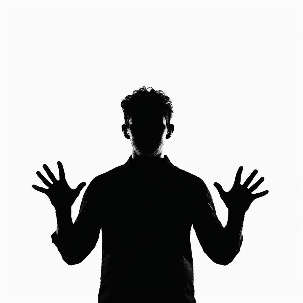 silhouette  man  sign  language  white  background  illustration  gesture  contrast  portrait 954169