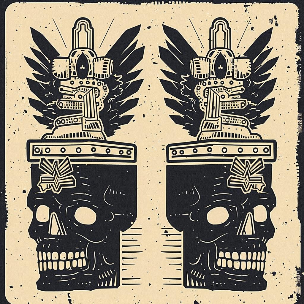 art  heraldry  skulls  wings  crown  provocative  dark  occult  symmetrical  Basquiat 932823
