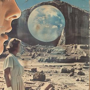 surrealist  collage  photo  montage  woman  moon  sky  enigmatic  1970s  advertisements 1041291