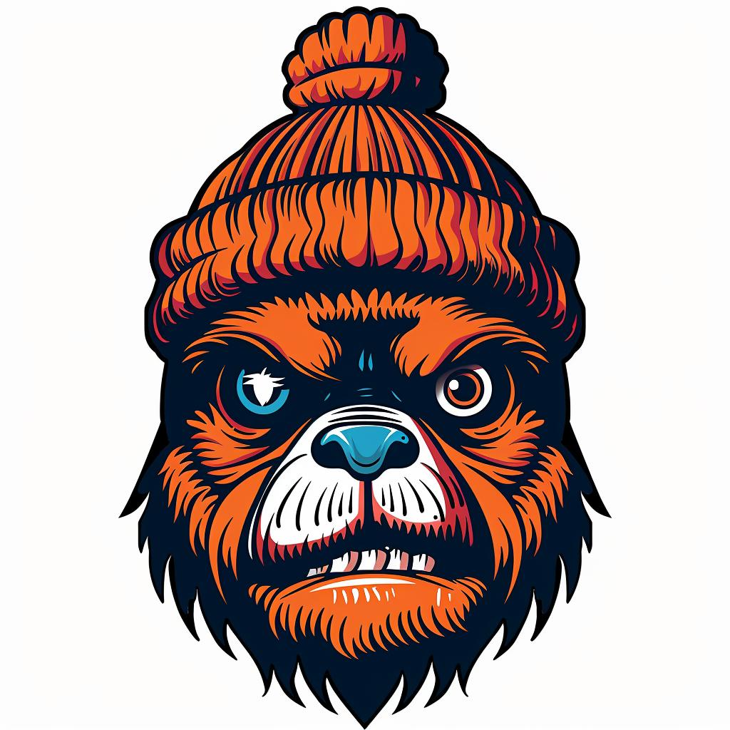 bear  angry  knitted  hat  cartoon  animal  expression  illustration  funny  playful 939941