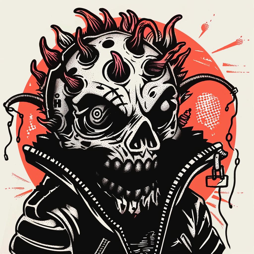 cartoon  skull  jacket  red  eyes  dark  illustration  graphic  art  creepy 948120