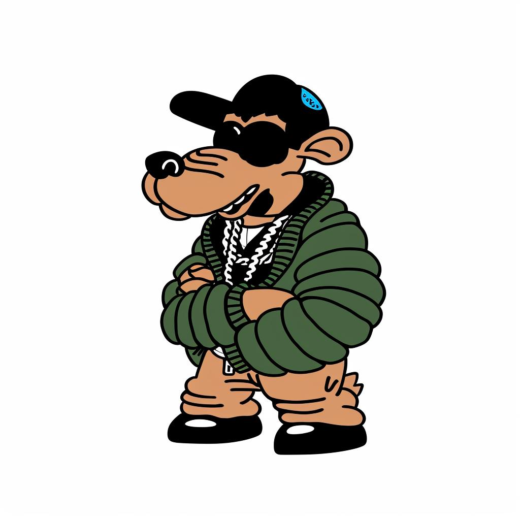 sheep  bear  cartoon  jacket  cap  aggressive  street  minimal  green  urban 958898