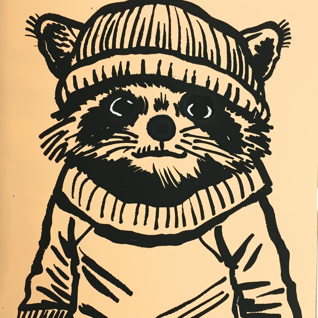 raccoon  animal  street  culture  minimal  drawing  hat  sweater  aggressive  urban 958487
