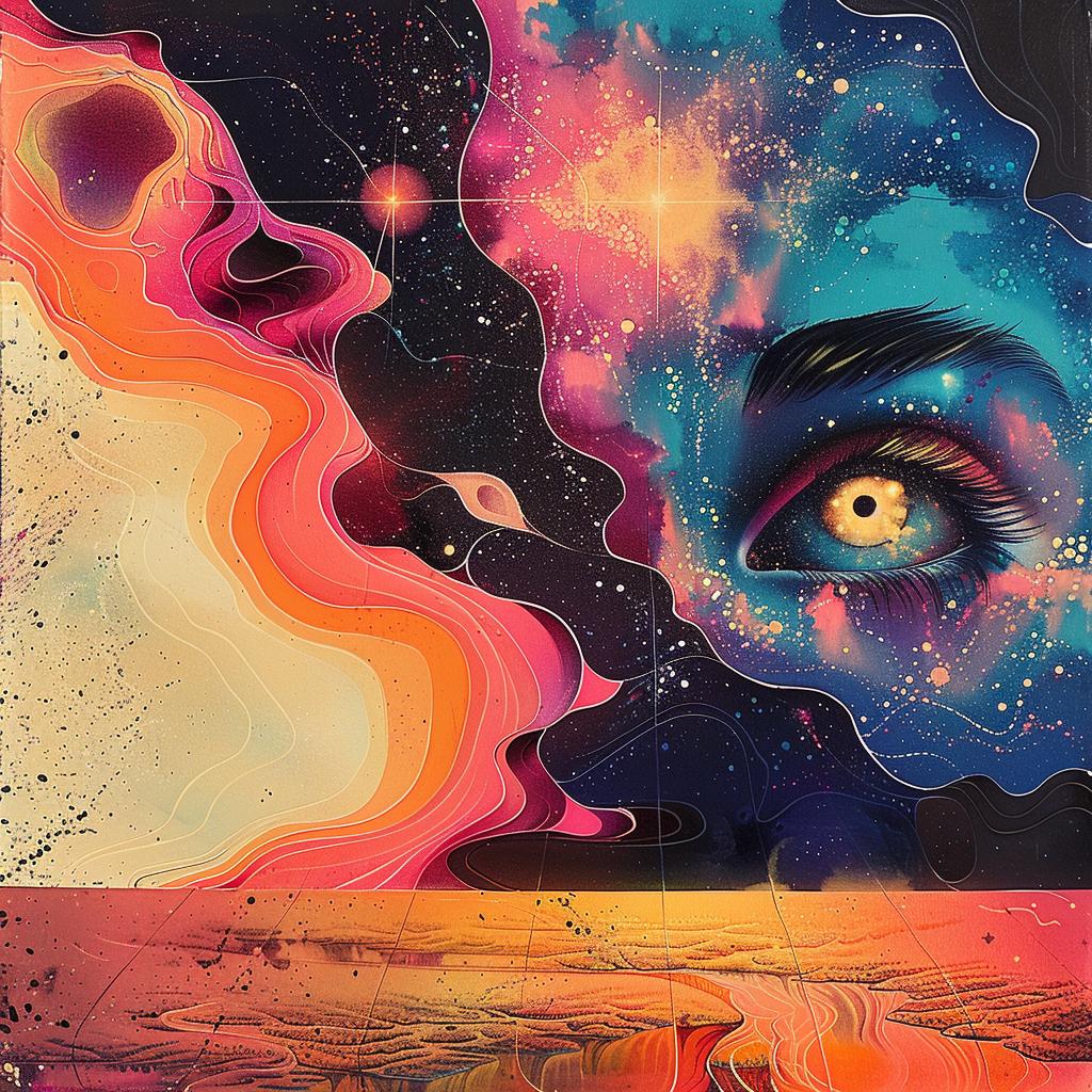 painting  woman  face  galaxy  cosmic  vivid  surreal  abstract  float  art 967858