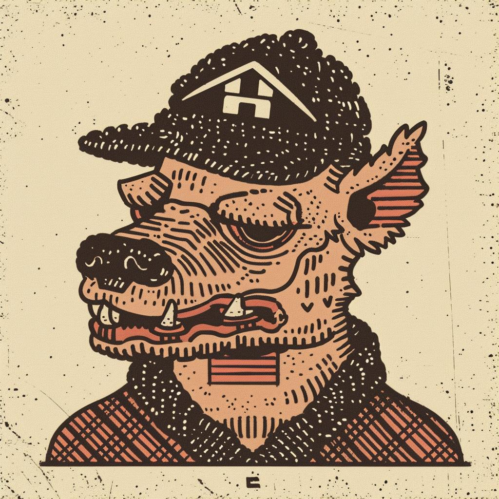 animal  aggressive  streetwise  hat  poster  minimal  culture  dog  urban  character 958998