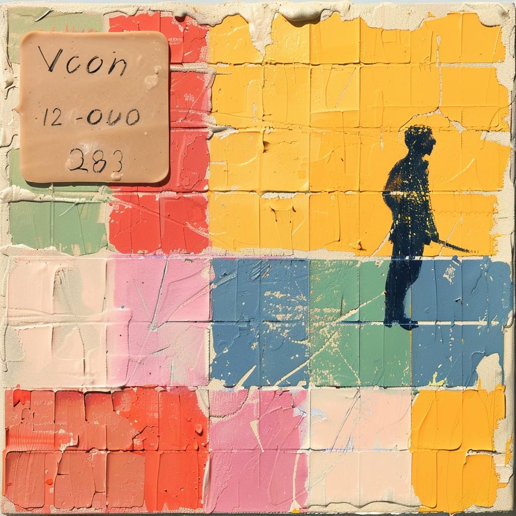 encaustic  paint  palette-knife  impasto  man  colorful  wall  art  vibrant  abstract 1016452