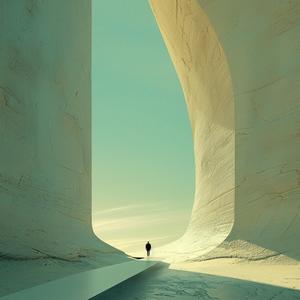 surreal  photography  Moebius  minimalism  fantasy  abstract  negative  space  tunnel  arch 1040637