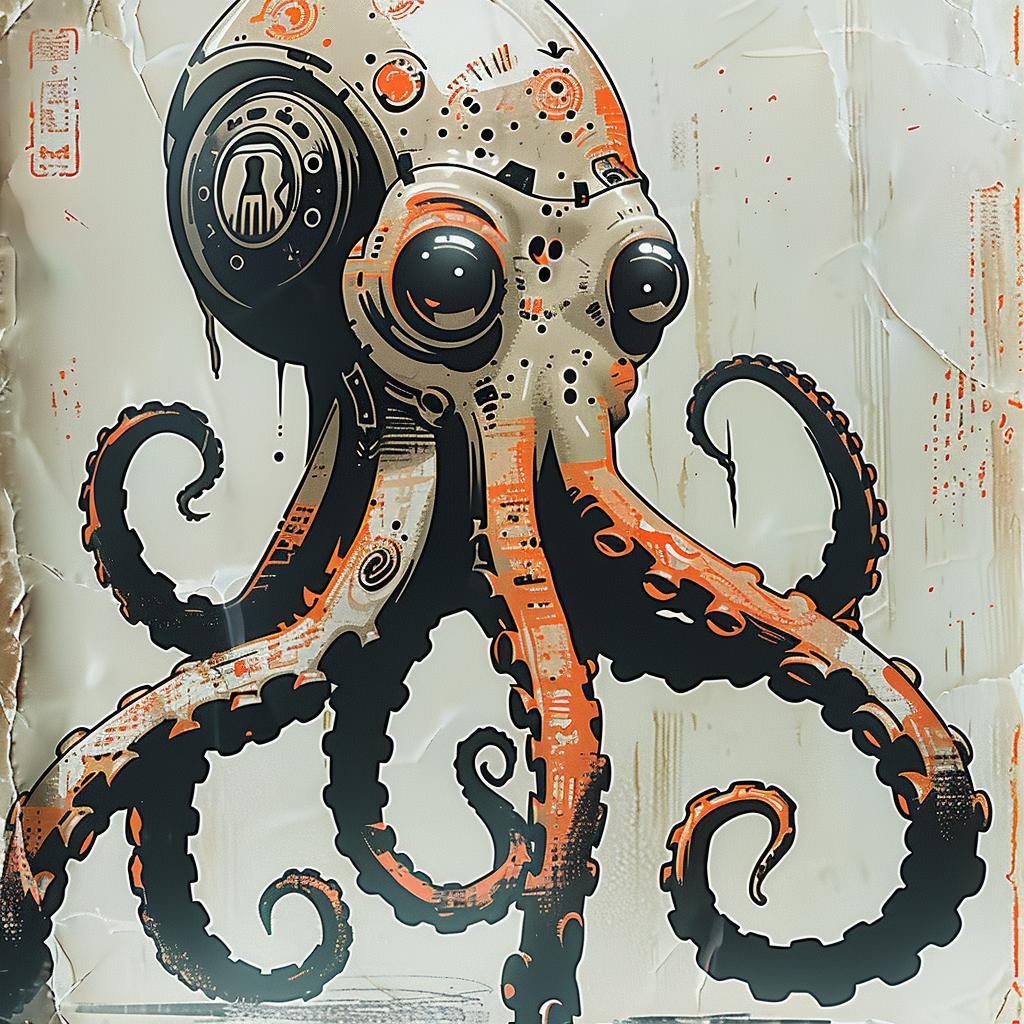 painting  octopus  clock  fantasy  time  art  design  science-fiction  surreal  unique 949571