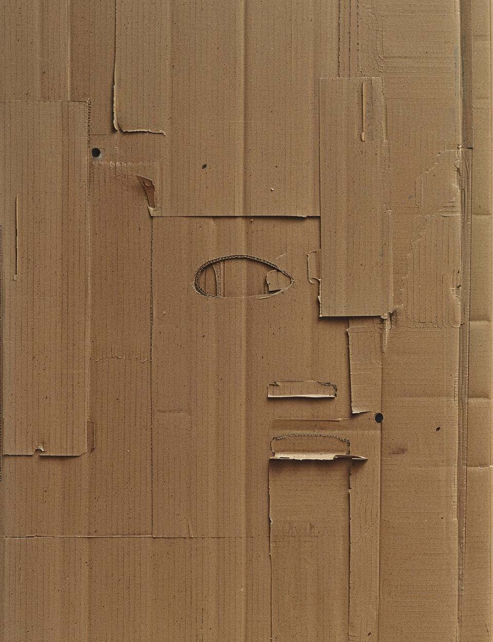 cardboard  box  face  artwork  design  creative  whimsical  unique  3D  texture 951557
