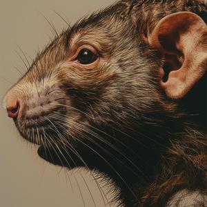 surreal  hybrid  rat  risograph  symbolist  tail  art  eyes  furry  man 1077409