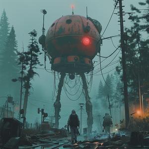 concept  art  surreal  album  cover  Risograph  symbolist  hyper-realistic  game  fantasy 1079578