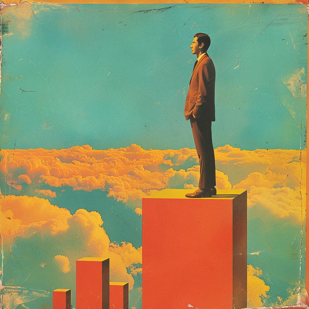 surreal  album  cover  man  suit  box  cloud  Joan  Cornella  creative 978264