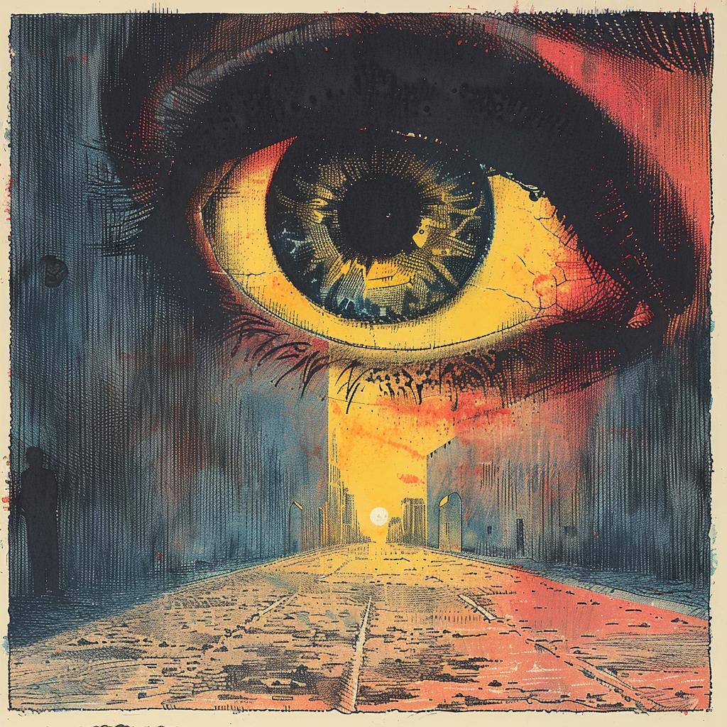 symmetrical  illuminati  cyborg  surreal  lighting  glow  volumetric  natural  art  provoking 918572