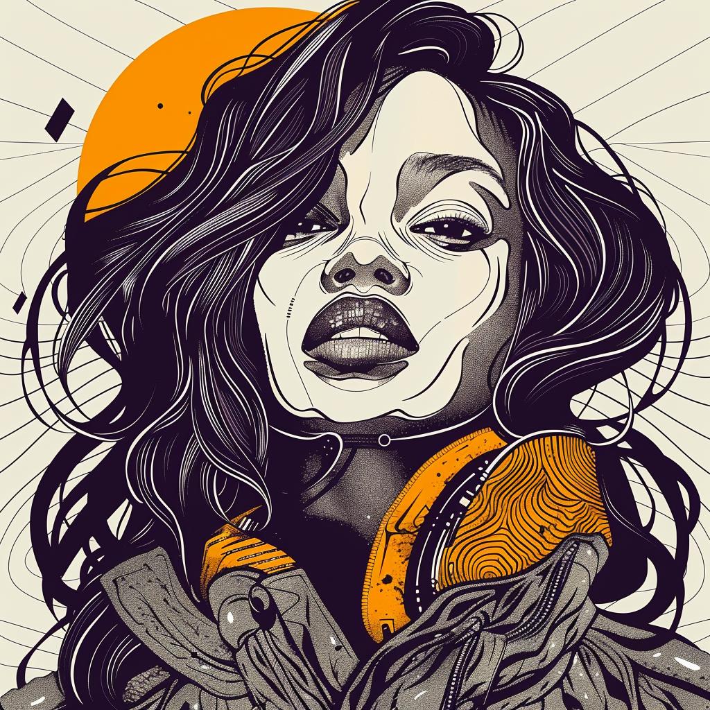 Pop  Art  Kerry  Washington  digital  artwork  modern  portrait  vibrant  white 939000