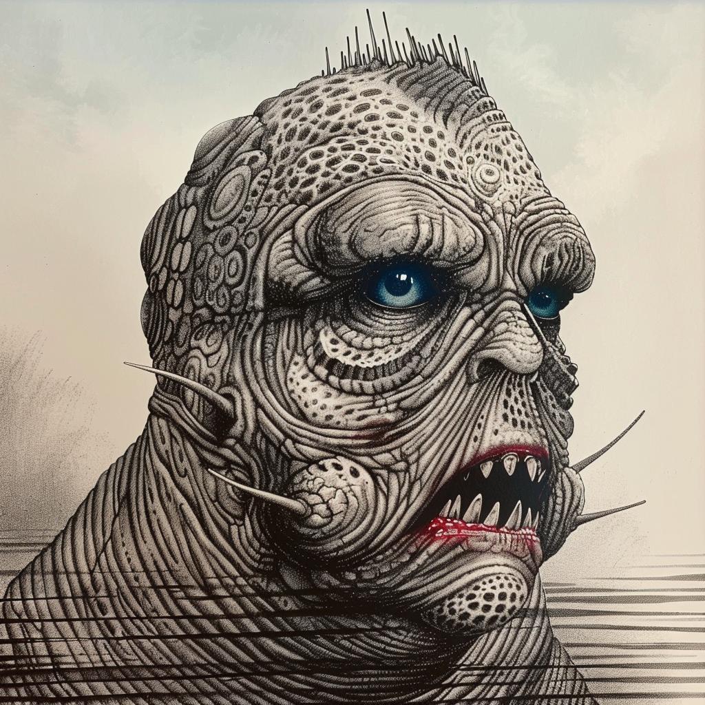 horror  monster  drawing  blue  eyes  creepy  eerie  illustration  fantasy  dark 947005