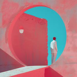 surreal  photography  minimalism  fantasy  abstract  negative  space  pink  wall  hole 1040615