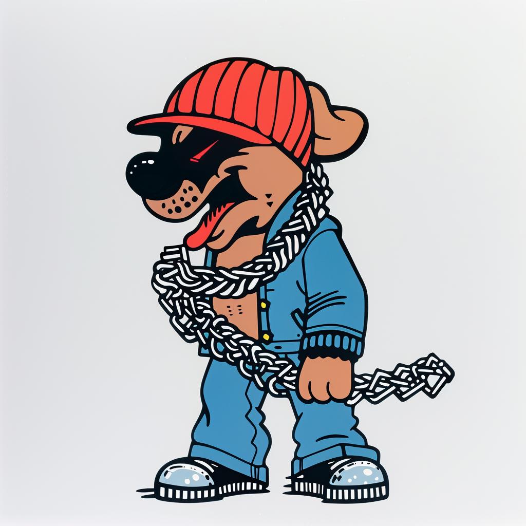animal  dog  streetwear  aggressive  cartoon  urban  minimal  hat  jeans  bold 958945