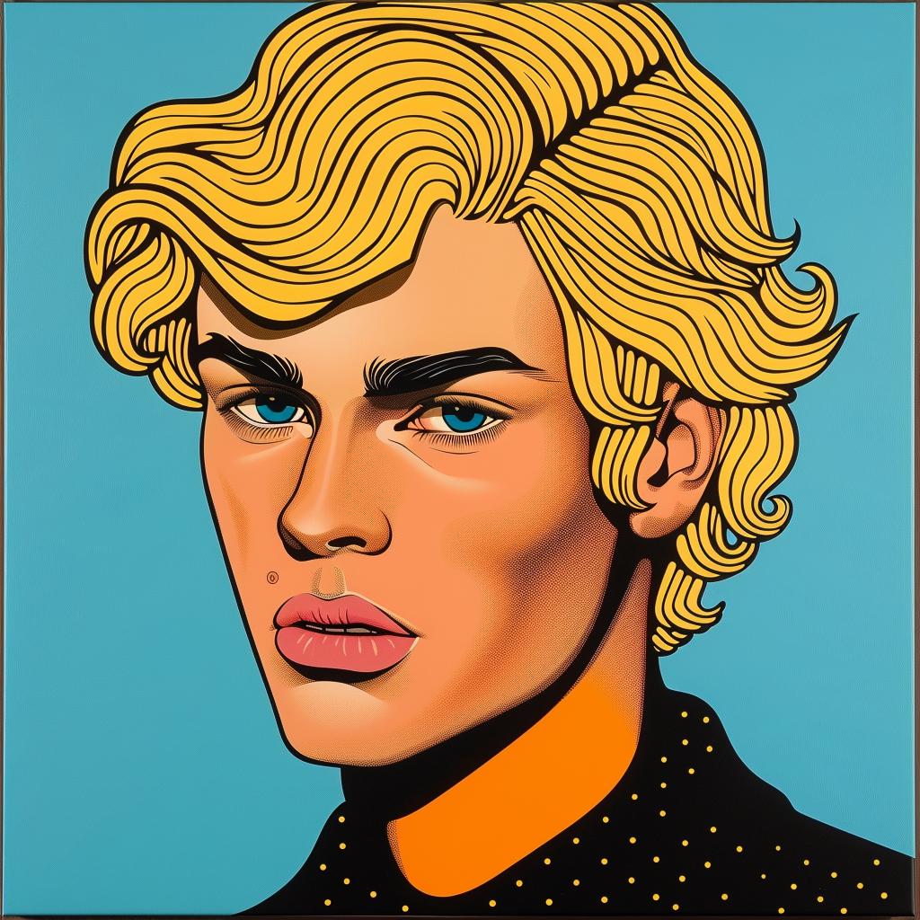 man  blonde  portrait  expression  artwork  vibrant  stylized  character  casual  lifestyle 973818