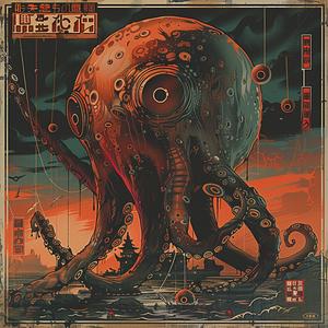 octopus  horror  tentacles  art  chromolithography  japanese  dark  illustration  graphic  surreal 1040326