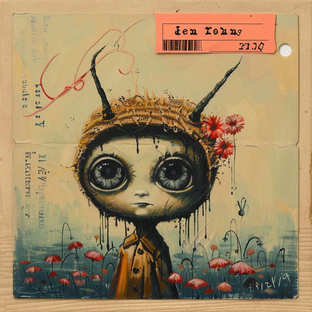 painting  girl  bigeyes  hat  introspective  naturalistic  spiritual  terror  impasto  palette-knife 975924