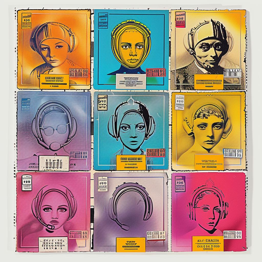 poster  colored  faces  women  graphic  diversity  artwork  visual  style  variety 1015569