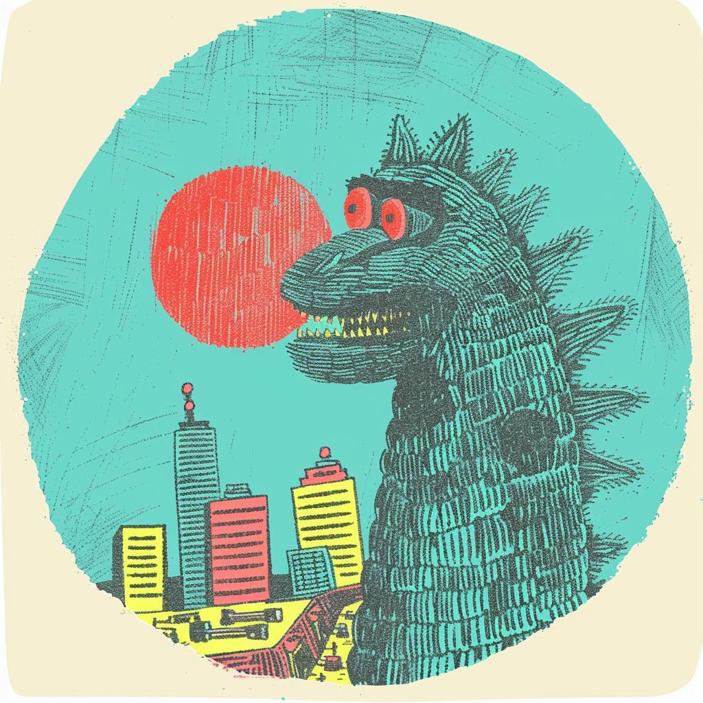 godzilla  Tokyo  monster  poster  city  destruction  graphic  action  urban  iconic 940750