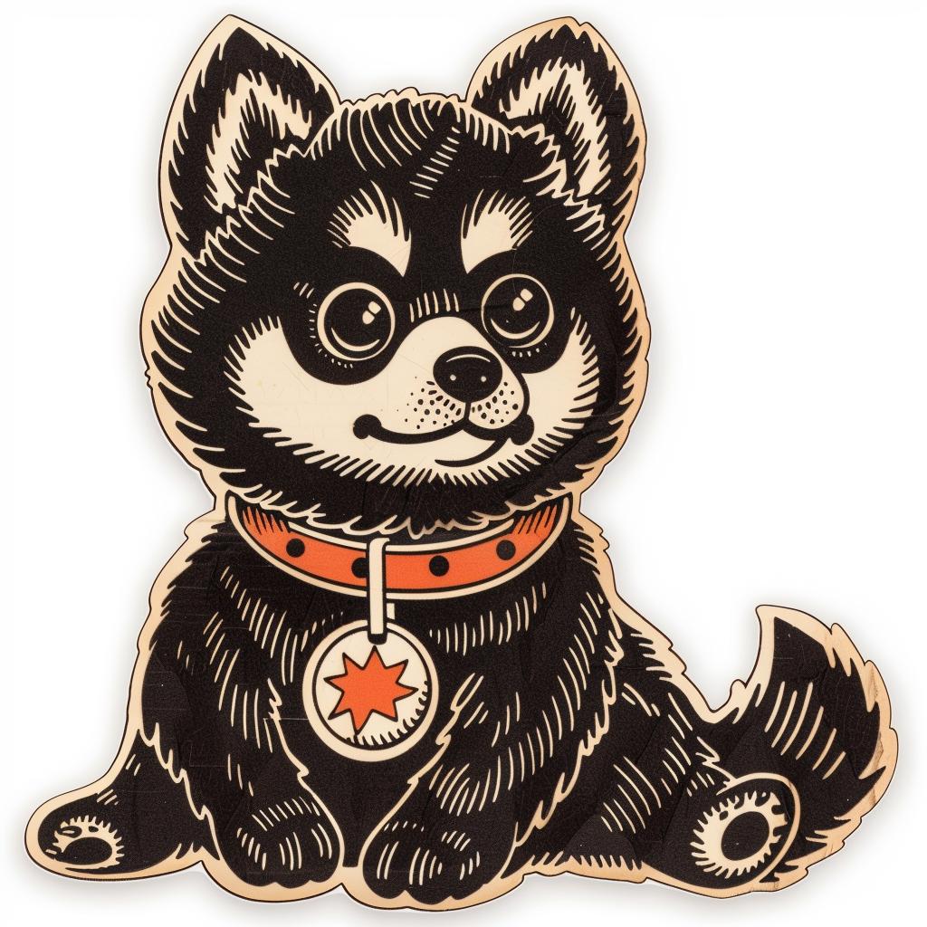 dog  pin  black  white  red  star  accessory  animal  cute  design 942595